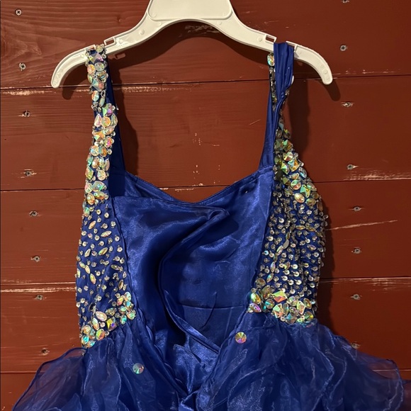 Elegant Blue Kids Dress - Picture 3 of 3